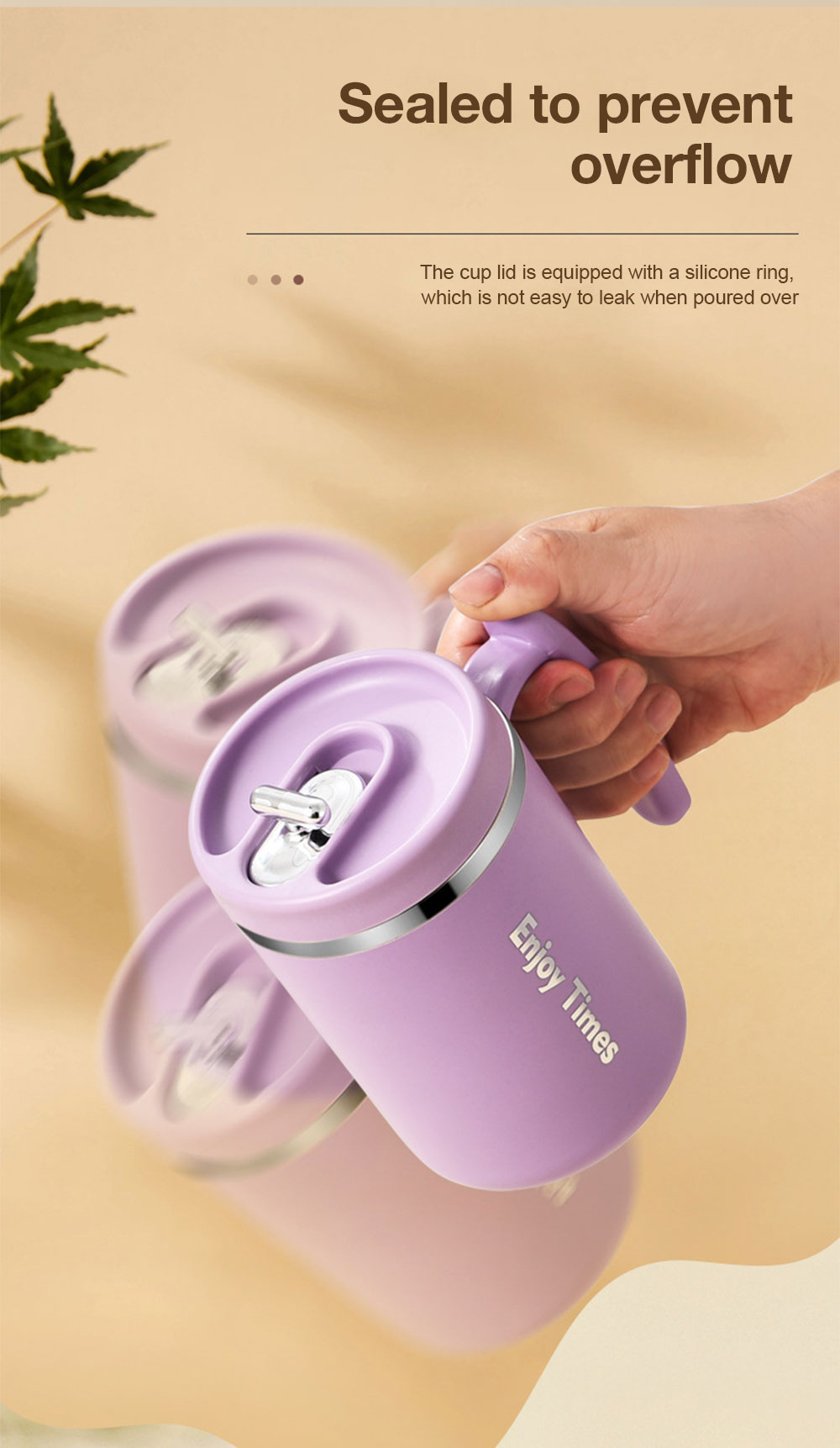 Tea infuser mug for brewing loose-leaf tea