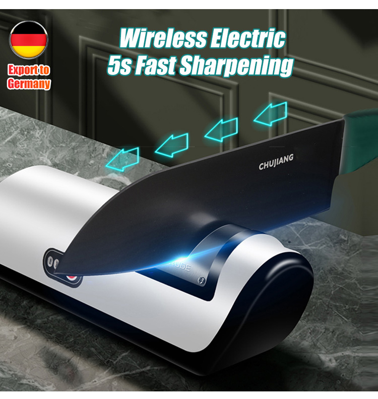 USB Electric Knife Sharpener Adjustable Tool 2025