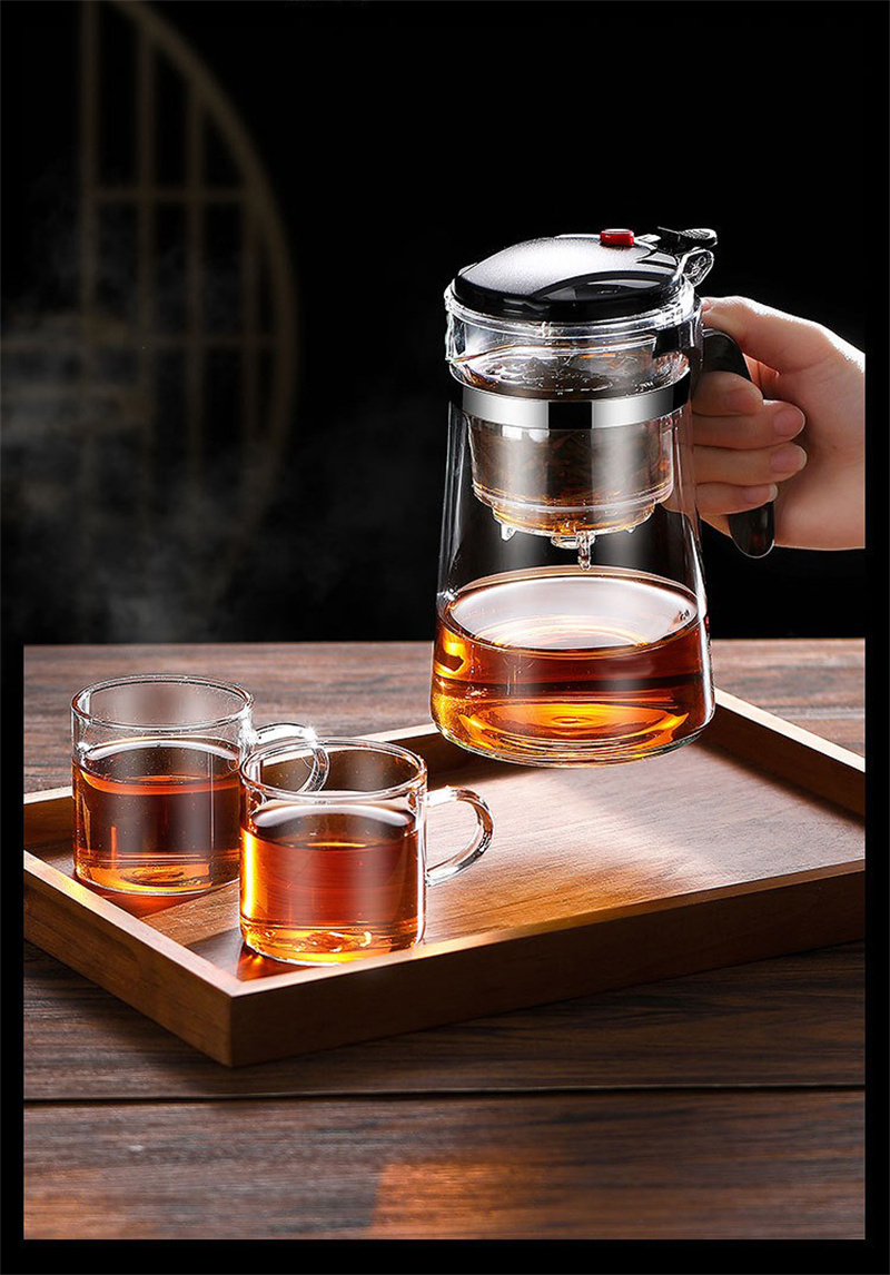 daily use glass tea brewing pot