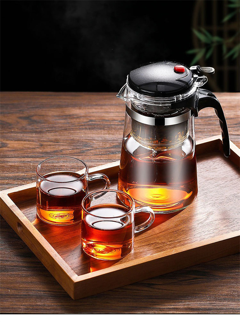 heat resistant glass teapot
