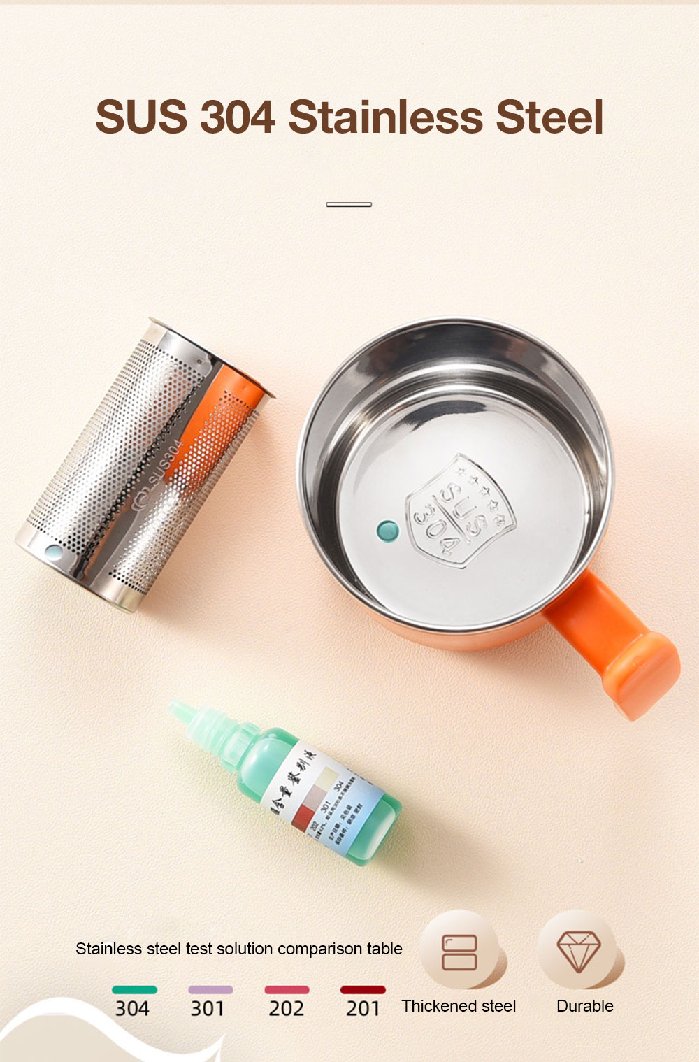 Insulated coffee mug keeping drinks hot or cold