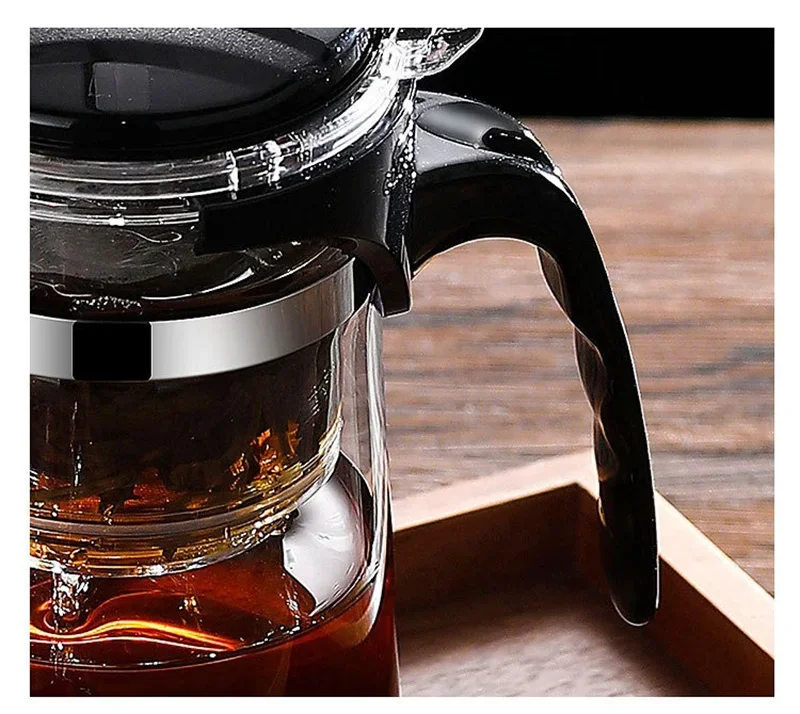 office use glass teapot filter