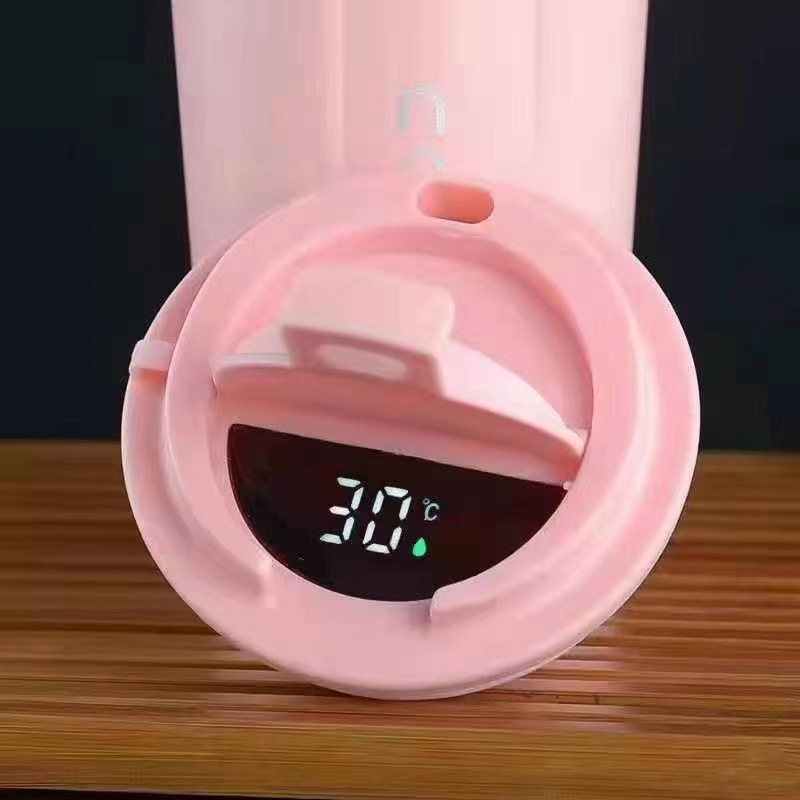 compact thermos coffee cup with smart lid