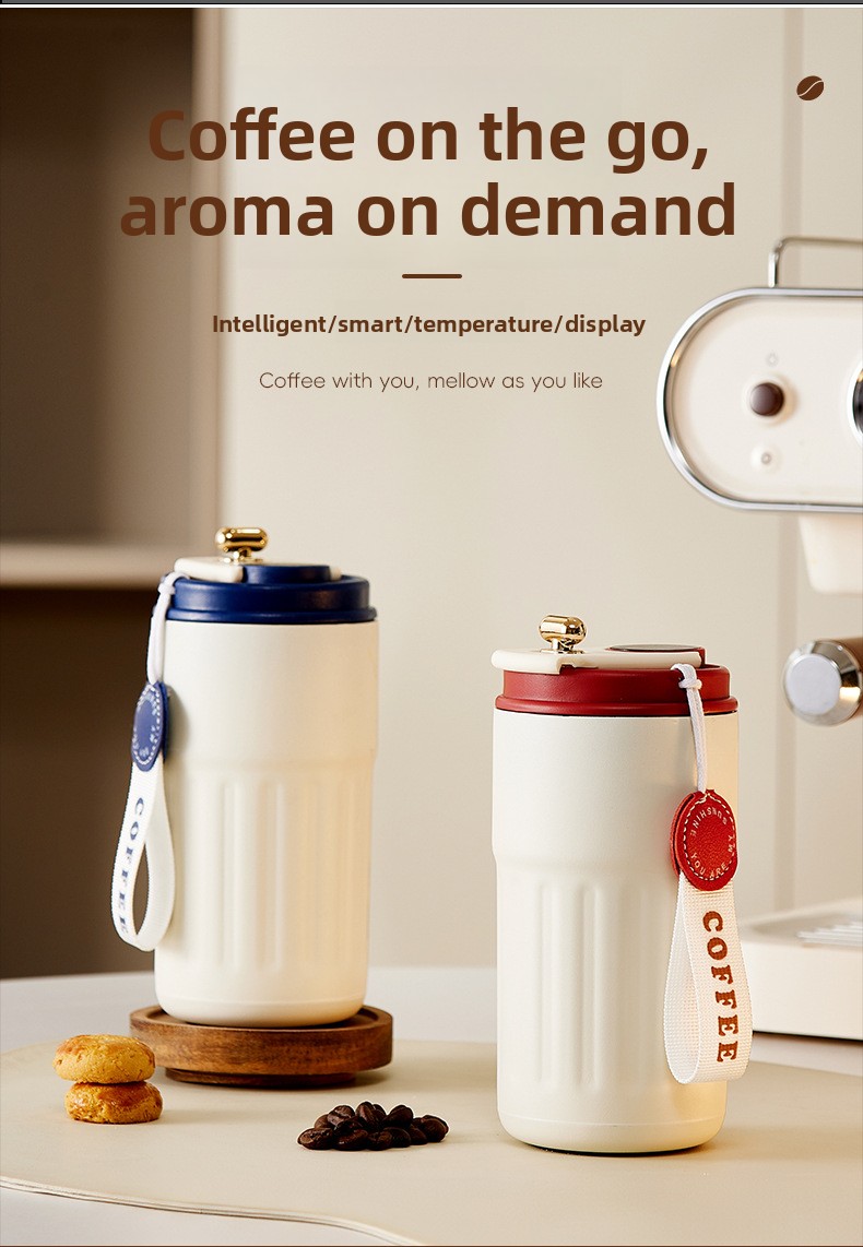 Modern design vacuum insulated coffee mug