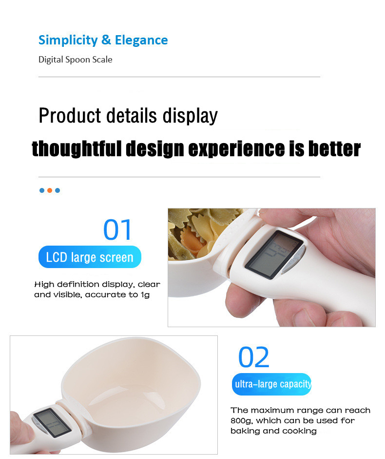 Electronic gram meter for baby nutrition