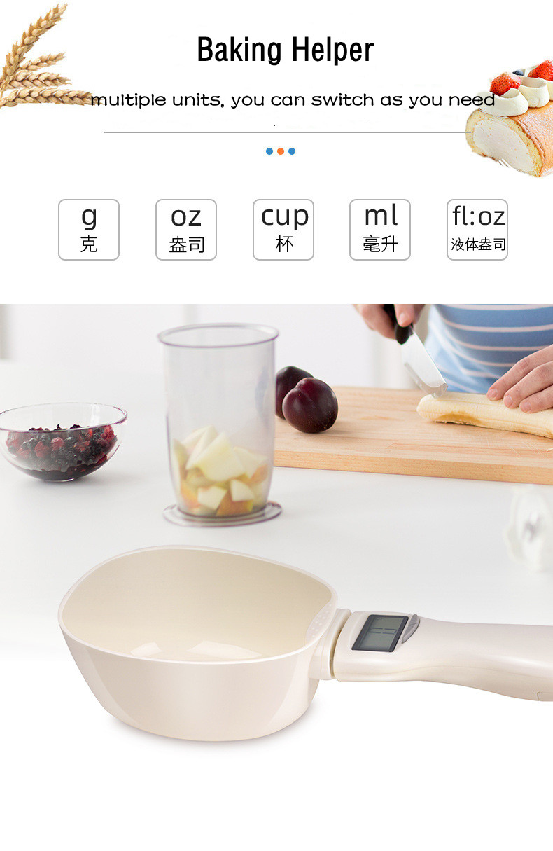 Electronic gram meter for baby nutrition
