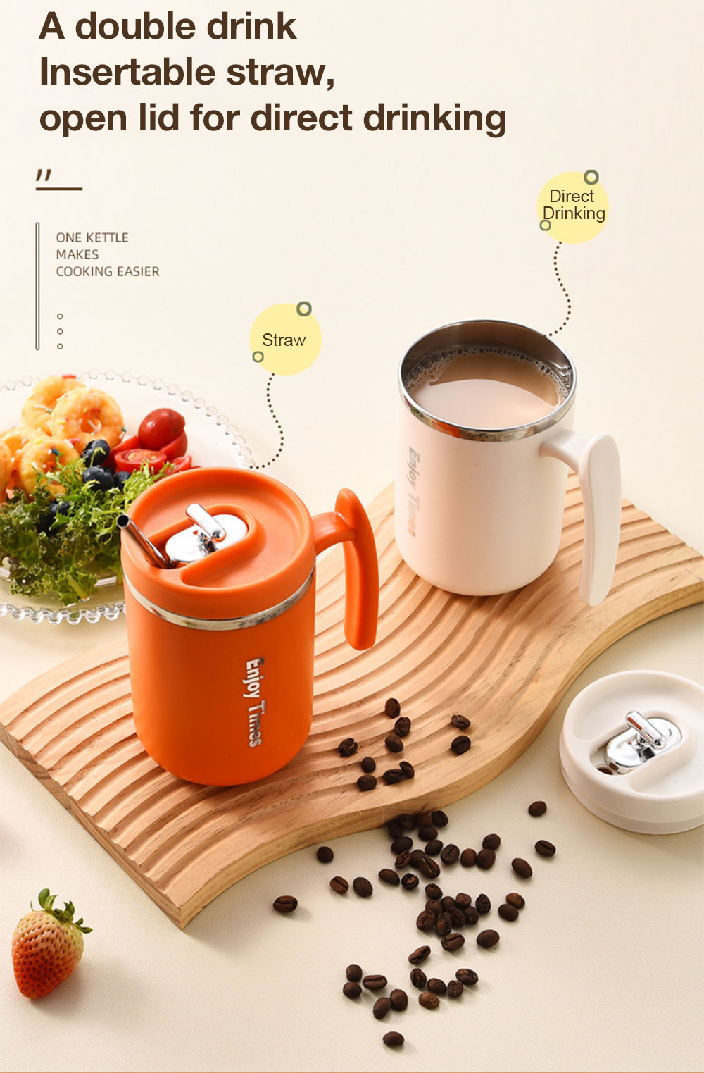 Coffee travel mug gift for friends and family