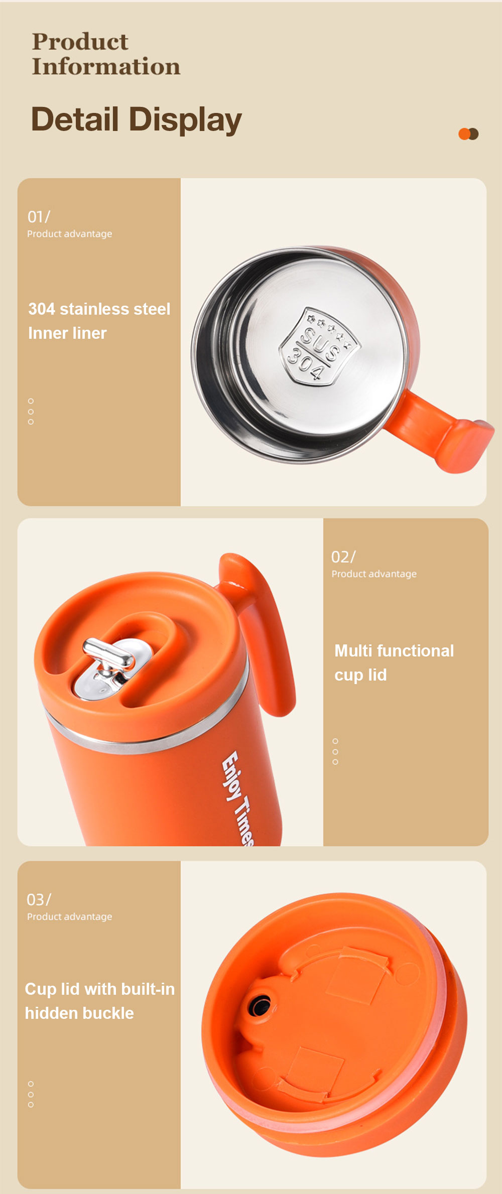 Coffee travel mug gift for friends and family