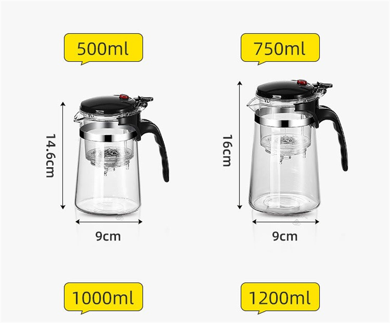 elegant glass teapot holiday gift